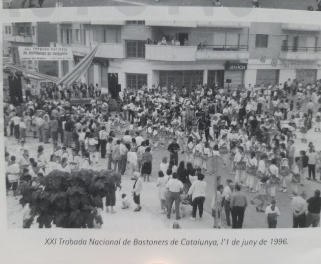 XXI Trobada Nacional de Bastoners de Catalunya a Llorenç del Penedès, l’1 de juny de 1996.